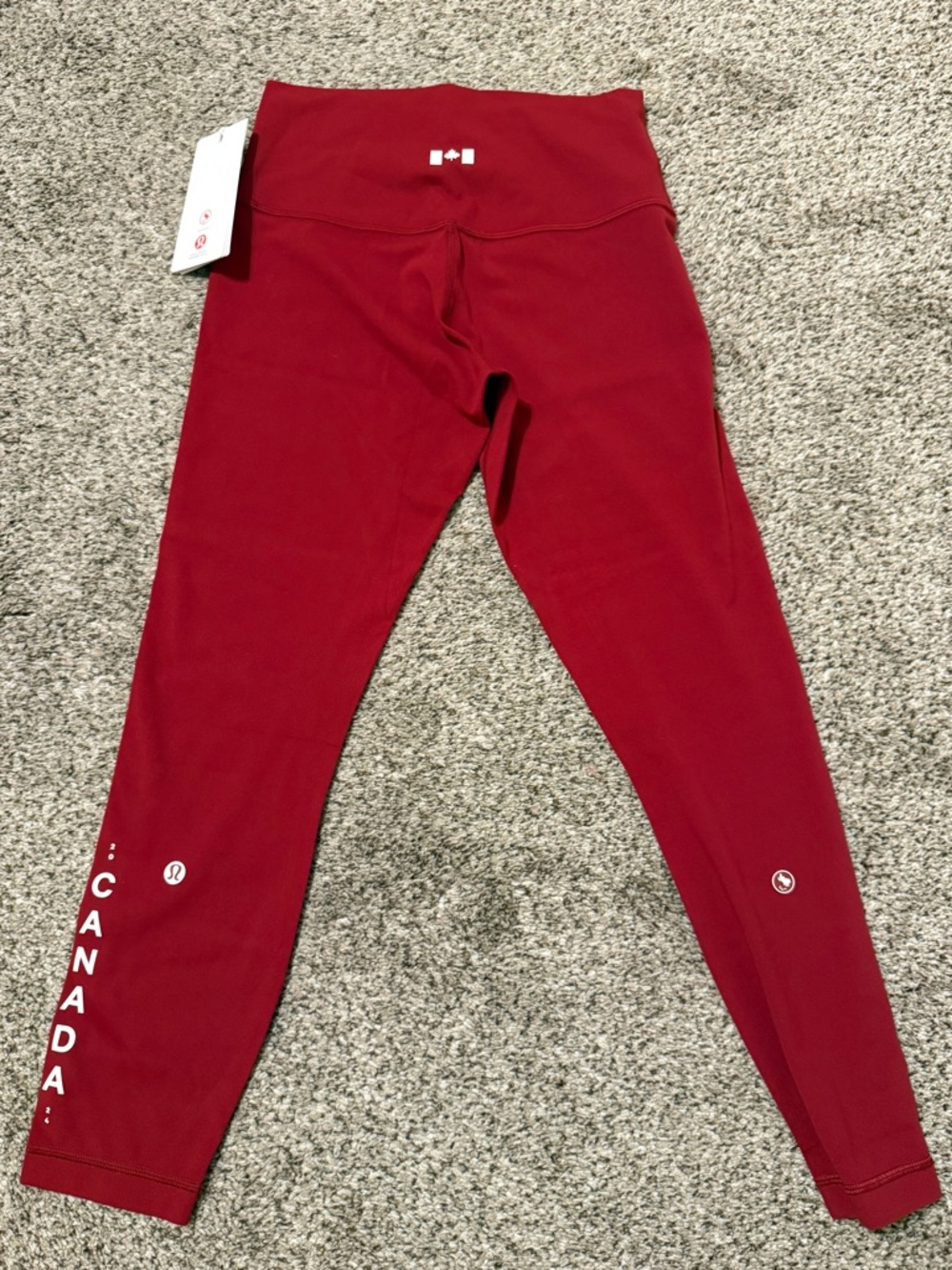 Lululemon Team Canada Align High-Rise Legging 25” Paris Olympics 2024 Size 8 - Picture 3 of 6